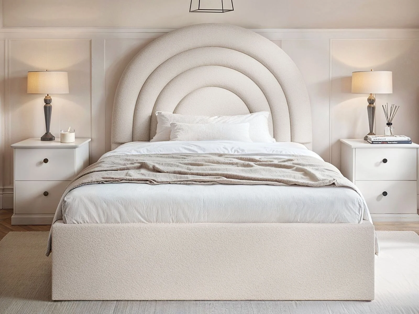 Flair Ava Small Double Fabric Ottoman Bed – view 4
