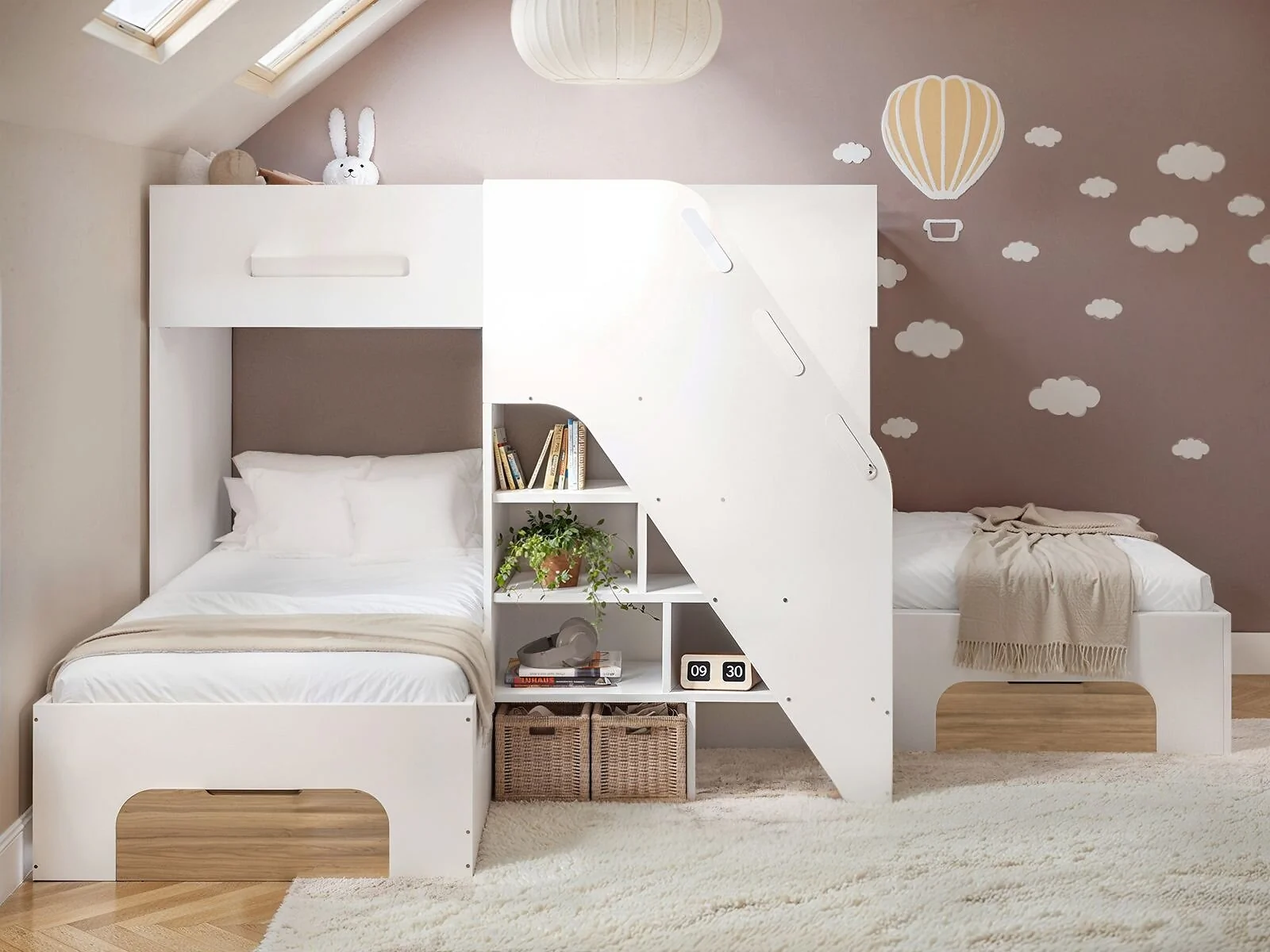 Flair Mason Staircase Triple Sleeper with Storage – view 3