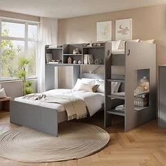 Flair Wizard L Shaped Triple Bunk Bed