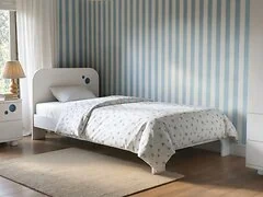 Flair Livana Single Bed White & Blue