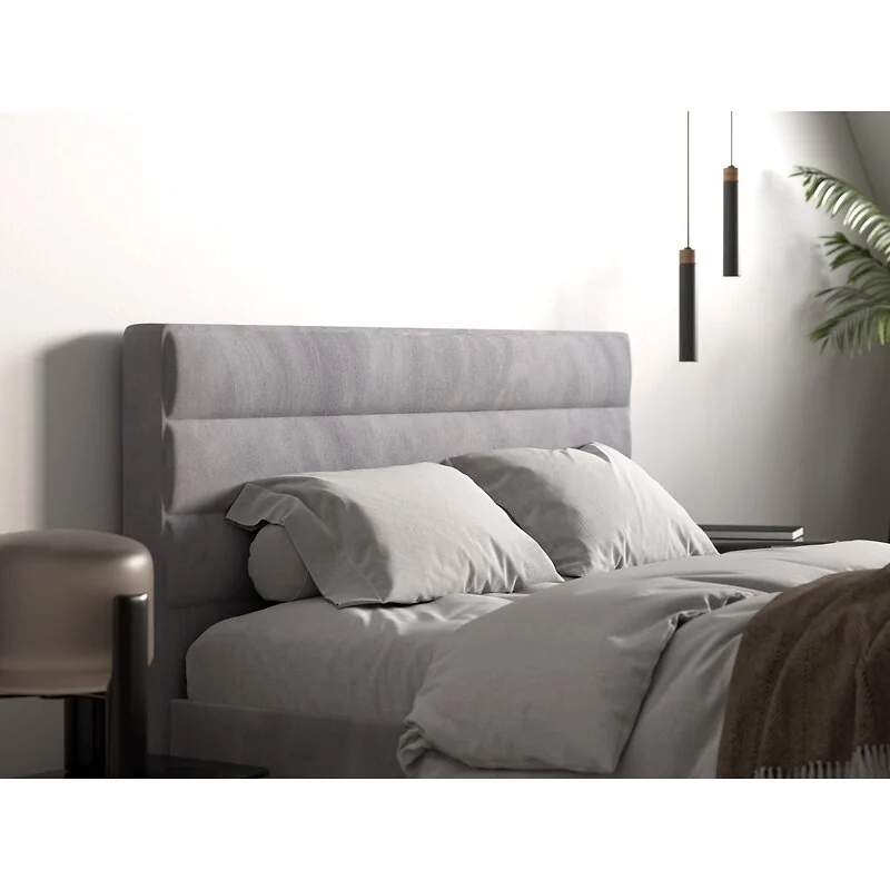 Flair Barnhill Fabric Bed Silver image 2