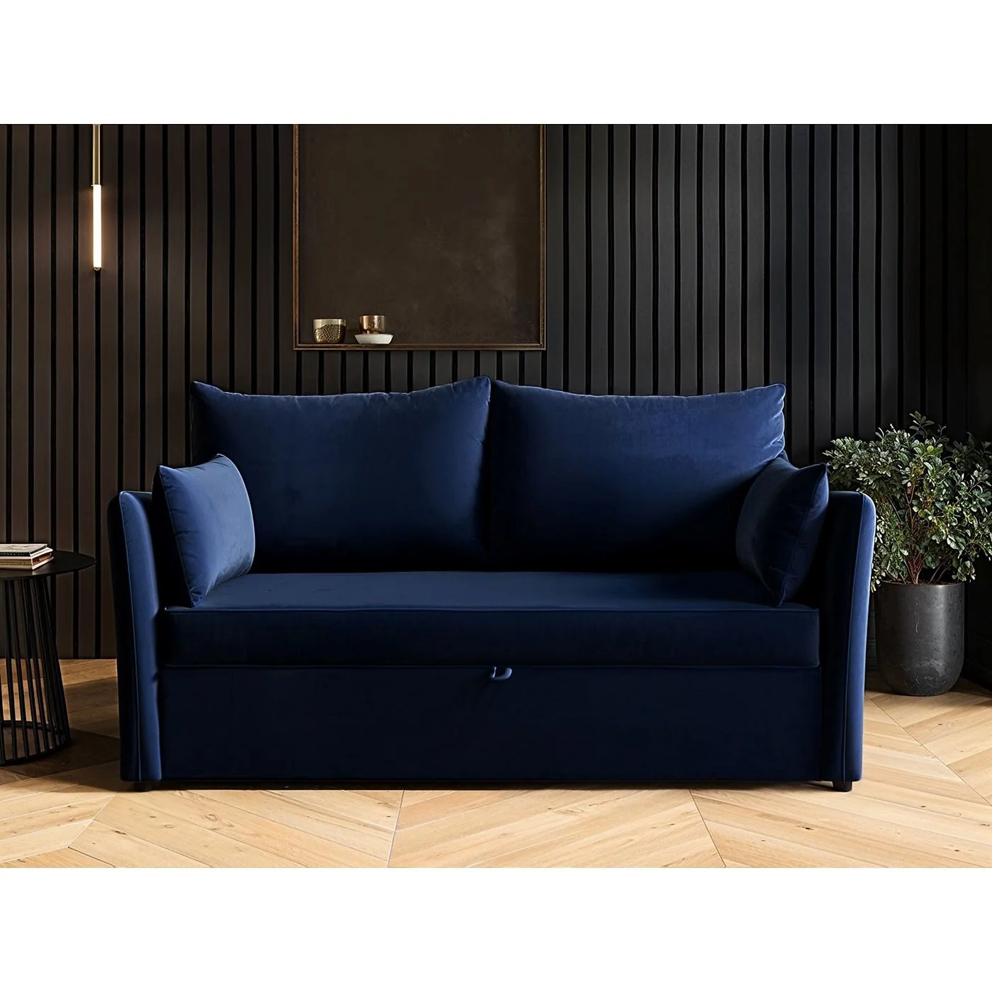 SOLACE+CO Skyler 2 Seater Sofa Bed Velvet