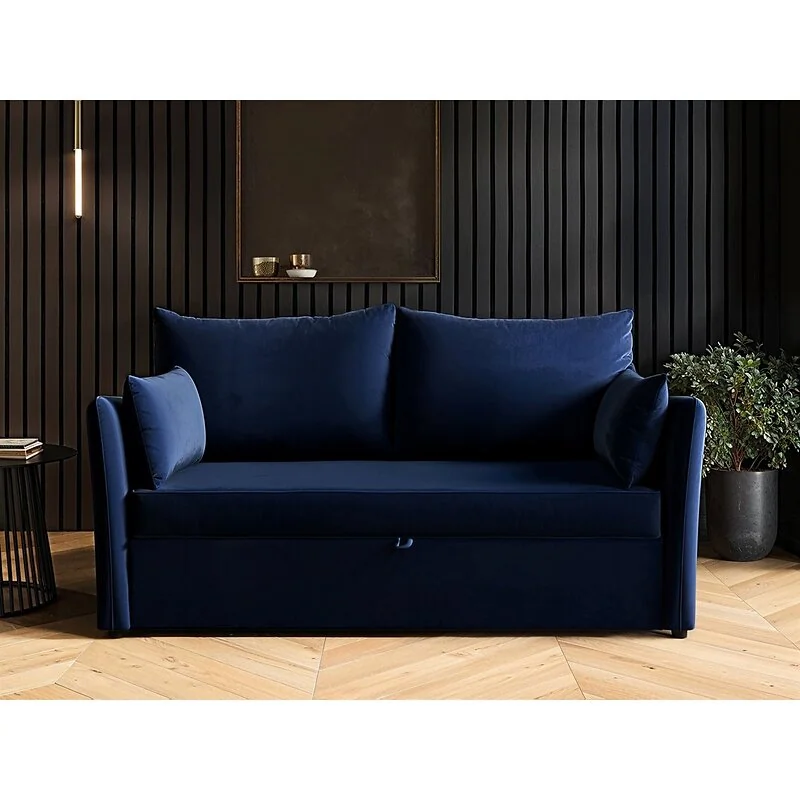 SOLACE+CO Skyler 2 Seater Sofa Bed Velvet