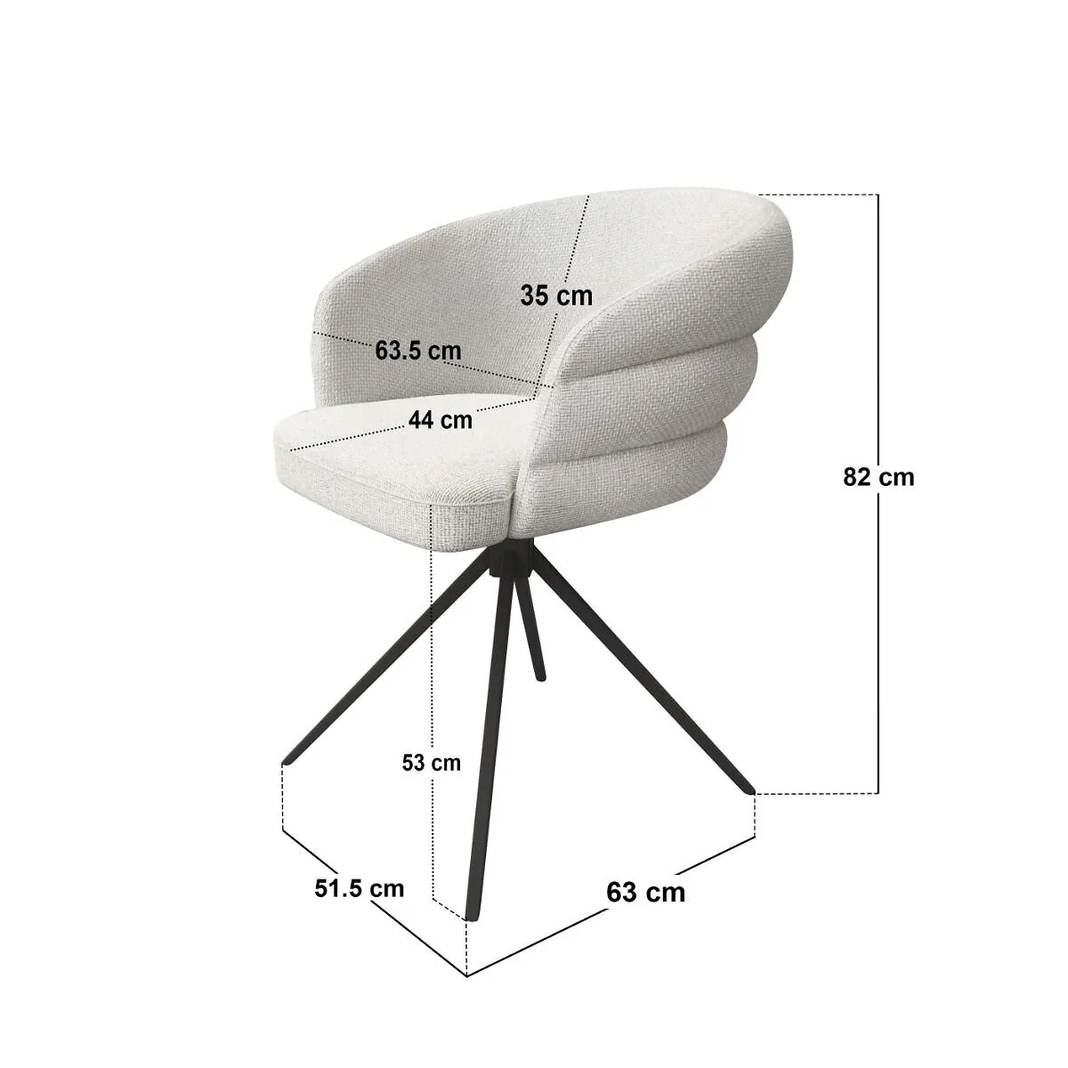 SOLACE+CO Zoya Dining Table with Eira Chairs Set – view 7